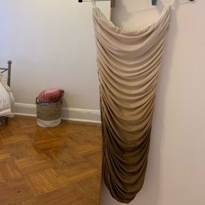 sexy strapless bebe bodycon dress